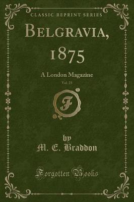 Book cover for Belgravia, 1875, Vol. 25
