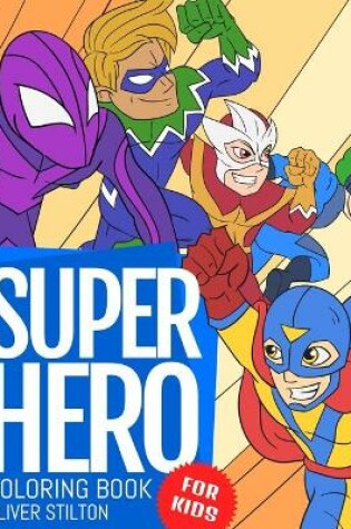 Cover of Super Hero Coloring Book