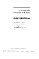 Book cover for Computers and Bureaucratic Reform