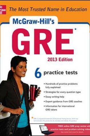 Cover of McGraw-Hill's Gre, 2013 Edition