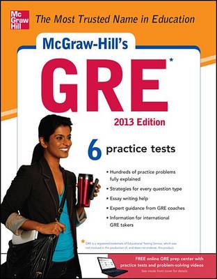 Book cover for McGraw-Hill's Gre, 2013 Edition