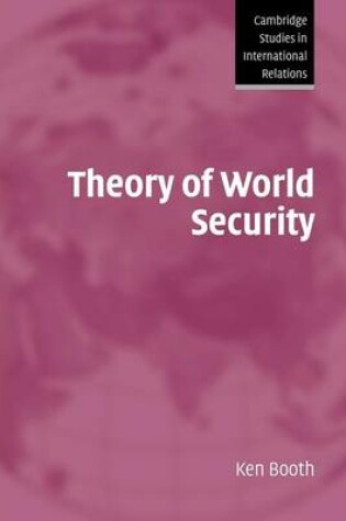 Cover of Theory of World Security