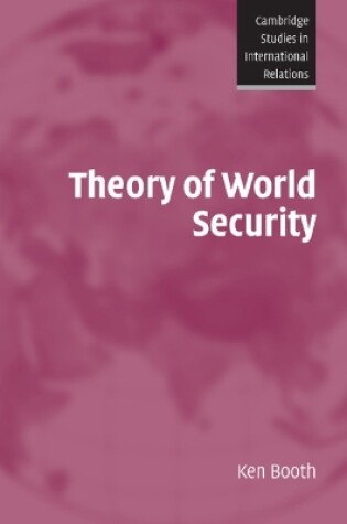 Cover of Theory of World Security