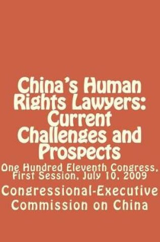 Cover of China's Human Rights Lawyers