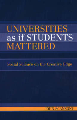 Book cover for Universities As If Students Mattered