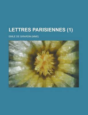 Book cover for Lettres Parisiennes (1)