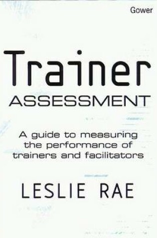 Cover of Trainer Assessment