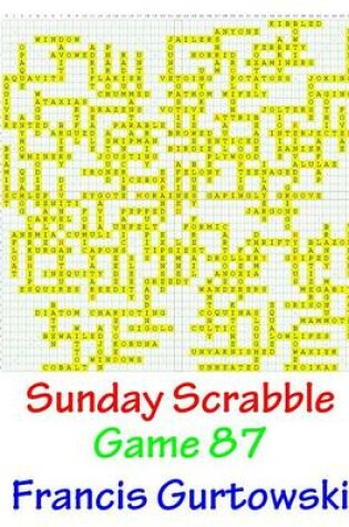 Cover of Sunday Scrabble Game 87