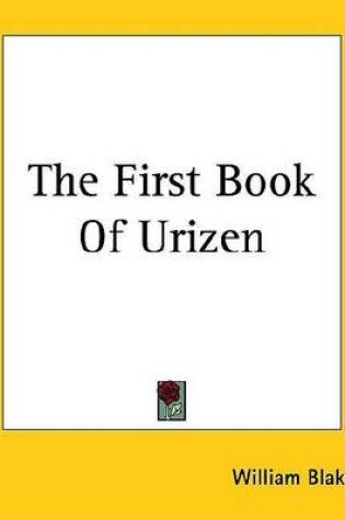 Cover of The First Book of Urizen