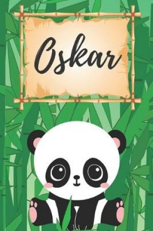 Cover of Oskar Notizbuch Panda / Malbuch / Kritzelbuch / Tagebuch / Journal / DIN A5 / Geschenke