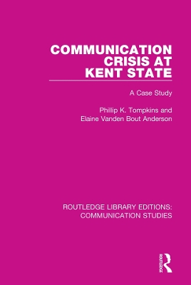 Book cover for Communication Crisis at Kent State