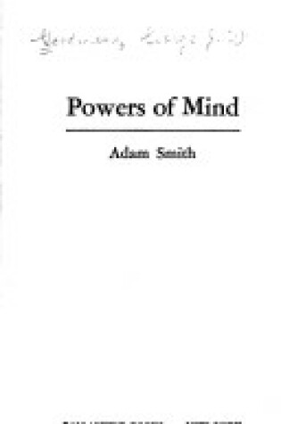 Cover of Powers of the Mind