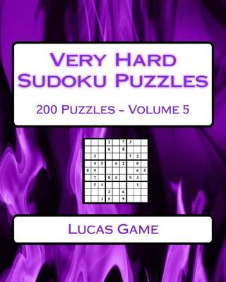 Book cover for Very Hard Sudoku Puzzles Volume 5