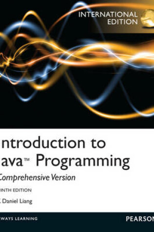 Cover of Introduction to Java Programming, Comprehensive Version: International Edition