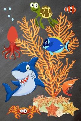 Book cover for Sea Creatures Mileage Log Book