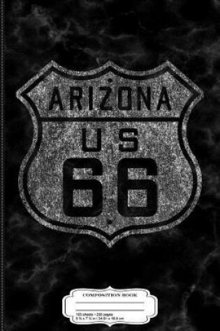 Cover of Vintage Arizona U.S. Route 66 Composition Notebook