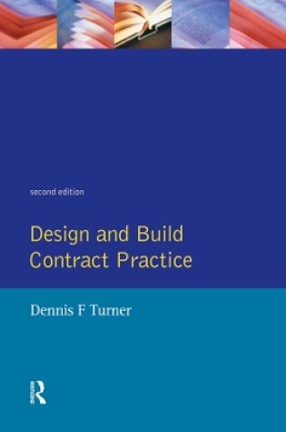 Cover of Design and Build Contract Practice