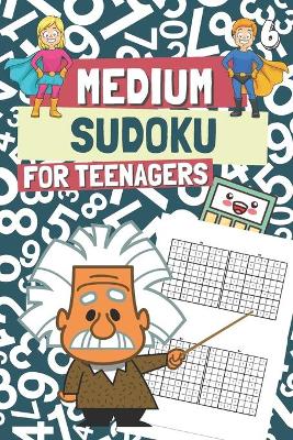 Book cover for Medium Sudoku for Teenagers