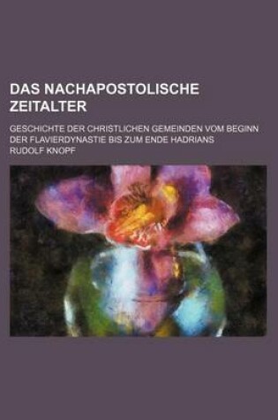 Cover of Das Nachapostolische Zeitalter; Geschichte Der Christlichen Gemeinden Vom Beginn Der Flavierdynastie Bis Zum Ende Hadrians