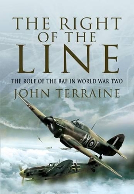 Book cover for Right of the Line: the Role of the Raf in World War Two