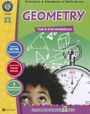 Book cover for Geometry: Task & Drill Sheets, Grades 3-5