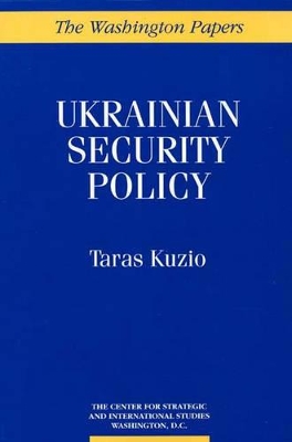 Book cover for Ukrainian Security Policy