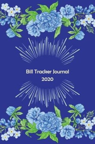 Cover of Bill tracker journal 2020