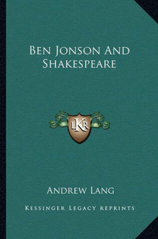 Cover of Ben Jonson and Shakespeare