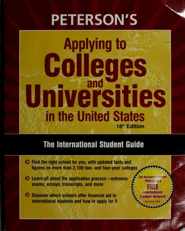 Book cover for Applying to College&univ in the Us 18th