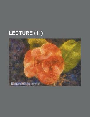 Book cover for Lecture (11)