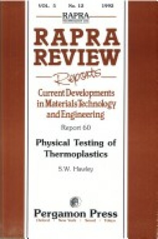 Cover of Physical Testing of Thermoplastics