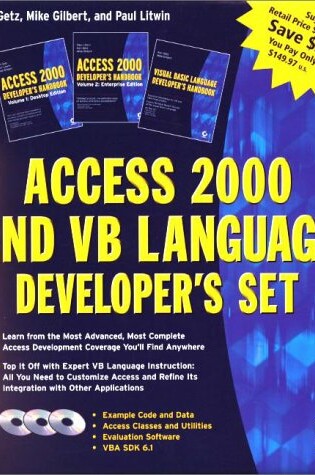 Cover of Access 2000 and Visual Basic Language Developer's Set