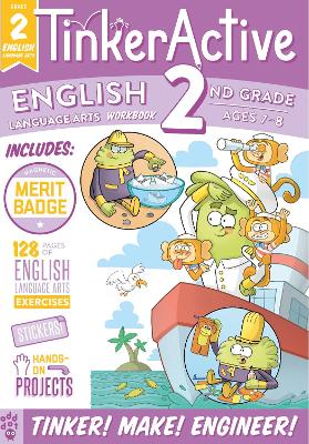 Book cover for TinkerActive Workbooks: 2nd Grade English Language Arts