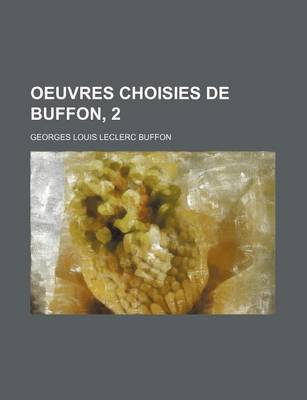 Book cover for Oeuvres Choisies de Buffon, 2