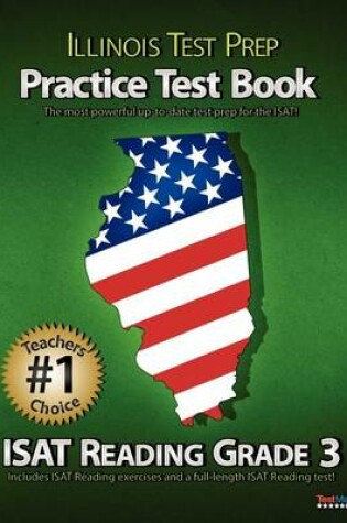 Cover of Illinois Test Prep Practice Test Book Isat Reading Grade 3