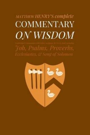 Cover of Commentary on Wisdom