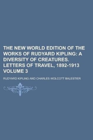 Cover of The New World Edition of the Works of Rudyard Kipling Volume 3