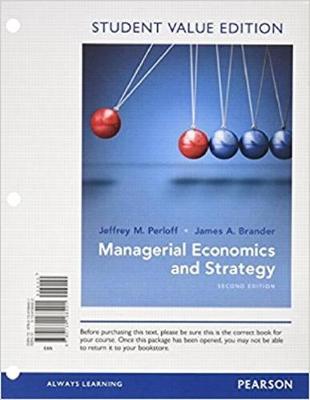 Book cover for Managerial Economics and Strategy, Student Value Edition Plus Mylab Economics with Pearson Etext -- Access Card Package