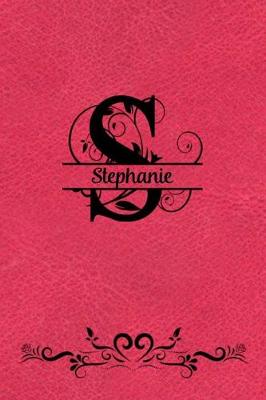 Book cover for Split Letter Personalized Journal - Stephanie