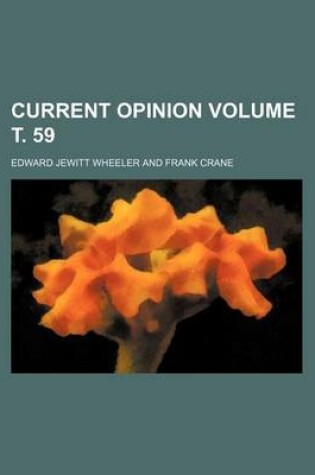 Cover of Current Opinion Volume . 59