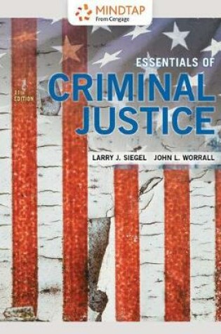 Cover of Mindtap Criminal Justice, 1 Term (6 Months) Printed Access Card for Siegel/Worrall's Essentials of Criminal Justice