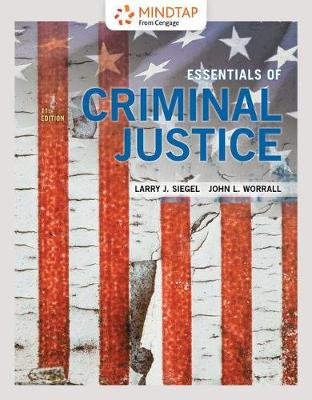 Book cover for Mindtap Criminal Justice, 1 Term (6 Months) Printed Access Card for Siegel/Worrall's Essentials of Criminal Justice