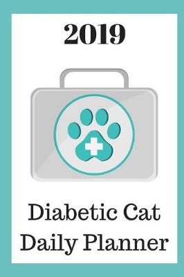 Book cover for 2019 Diabetic Cat Daily Planner