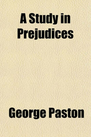 Cover of A Study in Prejudices