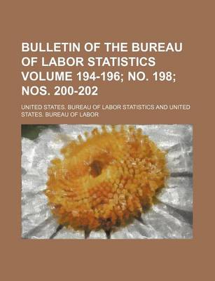 Book cover for Bulletin of the Bureau of Labor Statistics Volume 194-196; No. 198; Nos. 200-202