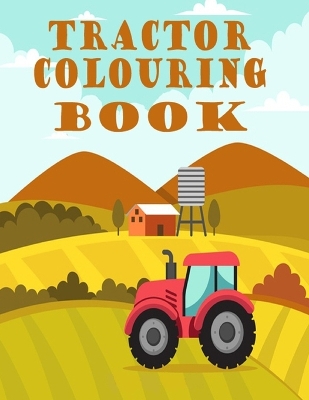 Book cover for Tractor Coloring Book