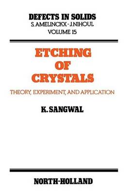 Cover of Etching of Crystals