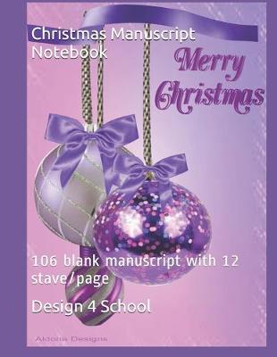 Cover of Christmas Manuscript Notebook