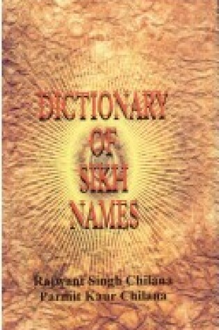 Cover of Dictionary of Sikh Names