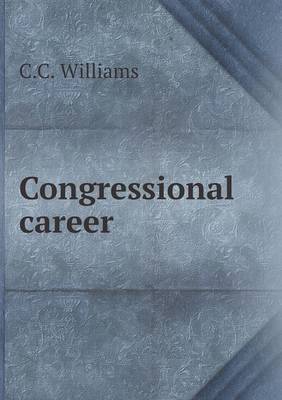 Book cover for Congressional career